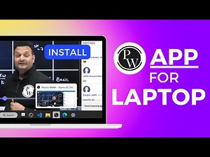 Install Physics Wallah (PW) App on Laptop