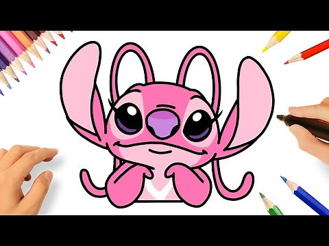 HOW TO DRAW ANGEL | LILO & STITCH