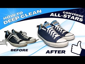 How to DEEP CLEAN & RESTORE Converse All-Star SNEAKERS
