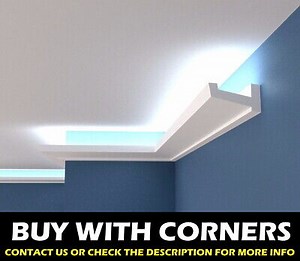 COVING CORNICE LED Lighting Uplight Wall Ceiling XPS BGS2 Lightweight QUALITY  | eBay UK