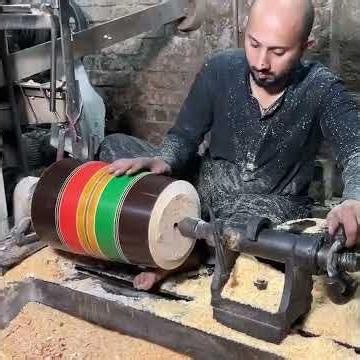 From Forest to Festival: Raw Log Transforms into a Traditional Drum (Dhol)