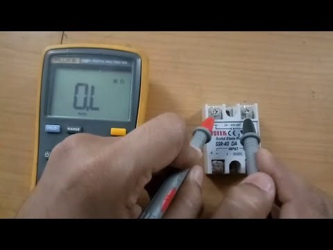 How to check ssr (solid state relay) with a multimeter? ‪@ElectricGuruji‬ ‪@electricaldost‬