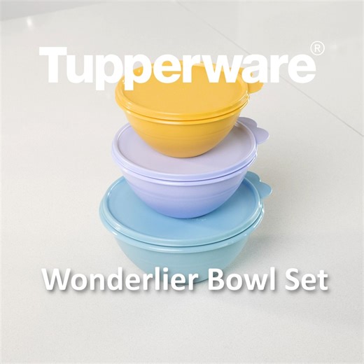 2.7K views · 89 reactions | It's the timeless classic! The Wonderlier Bowl Set from Tupperware, the original best-seller, brings joy to every meal. Durable, versatile, and a must-have for your culinary adventures. | Tupperware India | Facebook