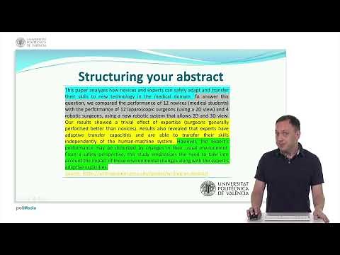 How to write an abstract in English | | UPV