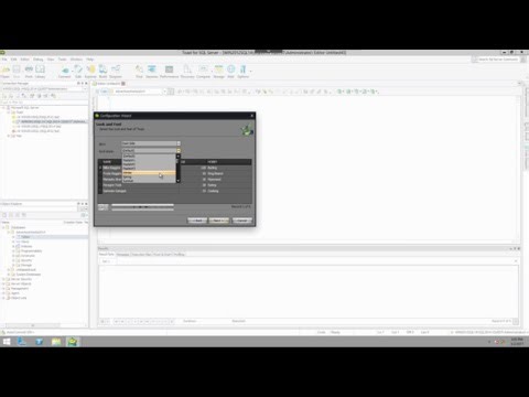 Overview of the user interface in Toad for SQL Server