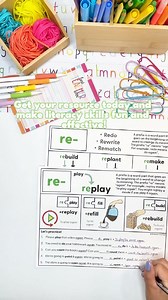 Struggling to help students understand and apply prefixes and suffixes? 🧐 The Prefix & Suffix Activities Bundle provides structured practice with engaging visual supports to make learning affixes easier and more effective. With direct teaching anchor charts and interactive word-building practice, your students will feel confident in breaking down and understanding new words. What’s inside: ✅ 5 Direct Teaching Anchor Charts to introduce and explain affixes clearly ✅ 52 Word Building Practice She