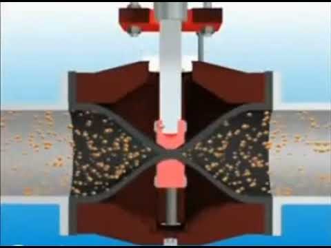 Diaphragm valve working animation | Control valve | Fluid mechanics