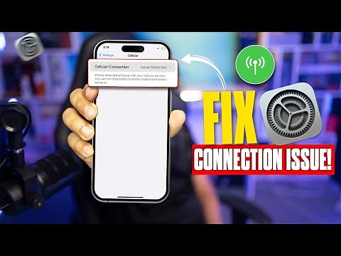 How to Solve Cellular Connection Issues Detected on iPhone | Fix Cellular Problems iPhone