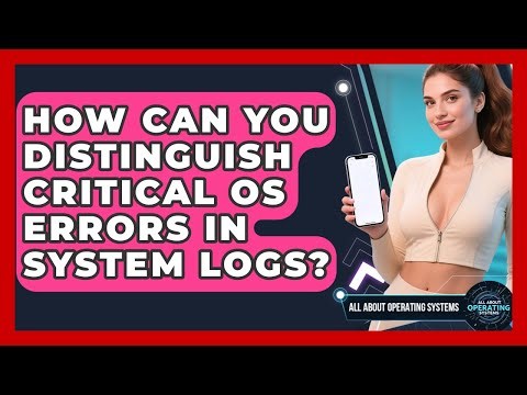 How Can You Distinguish Critical OS Errors In System Logs? - All About Operating Systems