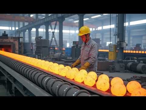 This Is How Millions of Steel Balls Are Made Every Year | Steel Ball Production Line