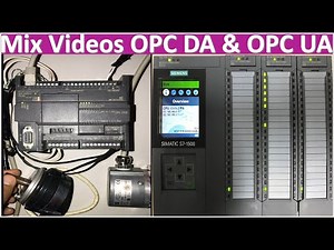 Full tutorial in 11 hours about OPC DA and OP UA connect with PLCs