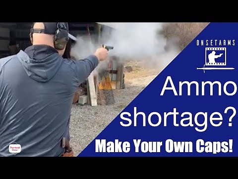 Making your own percussion caps for cap and ball revolvers