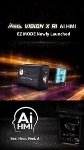14 reactions | AI HMI – EZ Mode is now available on the MEG VISION X AI. Update via MSI Center now! See real-time AI operations, hardware performance, and cooling status—all clearly visualized at a glance. Learn more: https://msi.gm/AI-HMI_EZ-MODE [link in bio] | MSI Gaming | Facebook
