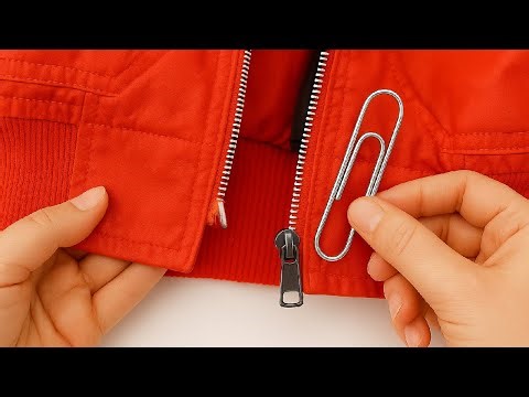 Fix a Zipper in 2 Minutes (So Easy!) — Tailors WON’T Tell You This🔥