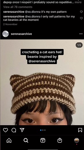 Crocheting Cat Ears Hat/Beanie Tutorial