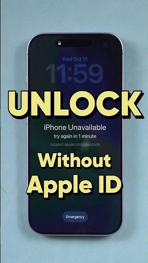 Unlock iPhone WITHOUT Apple ID! #shorts