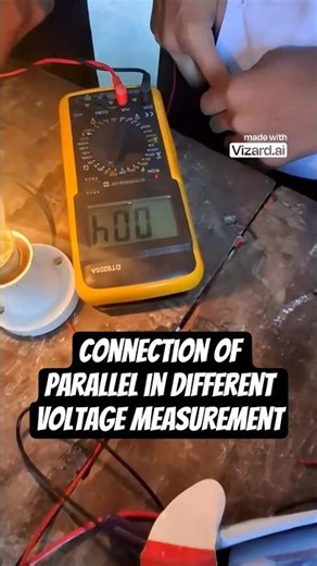 how to connect parallel circuits in different voltage measurement systems