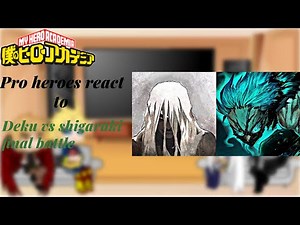 Pro heroes react to deku vs shigaraki Part 3/3 | MHA / BNHA war arc | really0cxff