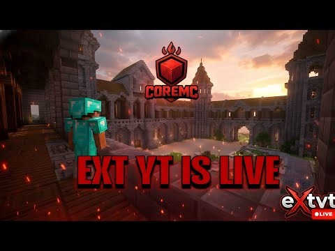 Playing on Core MC🌍| Stream 2 🤪|| Java / Bedrock & Pocket Edition #shortlive #minecraft