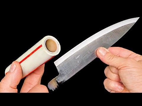 Don't throw away your PVC pipe! I'll show you how to make a knife handle from PVC.