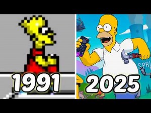 Evolution of The Simpsons Games (1991—2025)