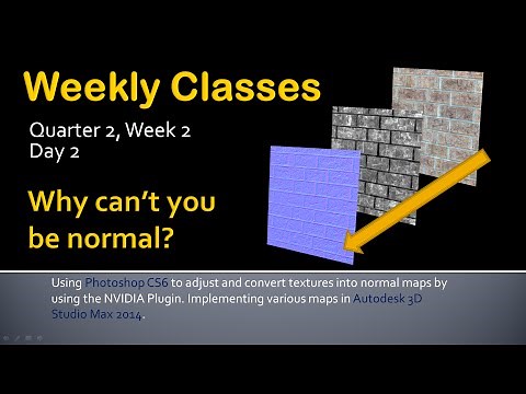 Q2W2 - Day 2 (Creating a Normal Map from a Diffuse Map)