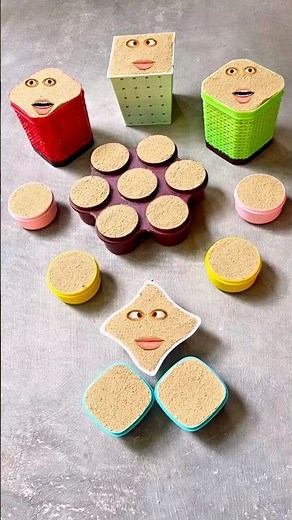 🍅Very Relaxing Awesome Sand Cake 🍅ASMR Satisfying Bowl Multiple Video #shortsfeed#viral