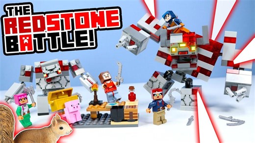 Lego Minecraft Dungeonsthe Redstone Battle Monstrosity Build Review
