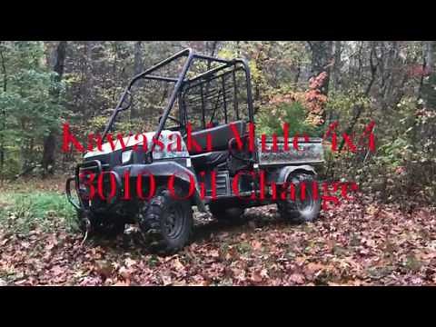 Kawasaki MULE LIFTED 3010 Oil Change