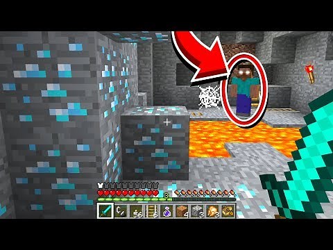 Herobrine APPEARED in my MINECRAFT WORLD! **I ATTACKED HIM!**