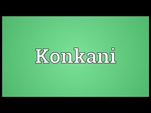 Konkani Meaning