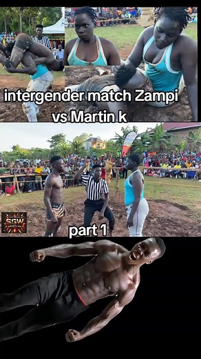 Intergender Wrestling Match: Zampi vs Martin K (Part 1)