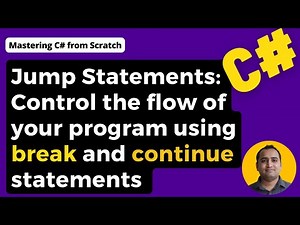 Break and Continue statement in C# | C# Tutorial for Beginners