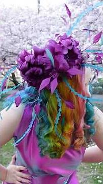 Making a feather floral fascinator