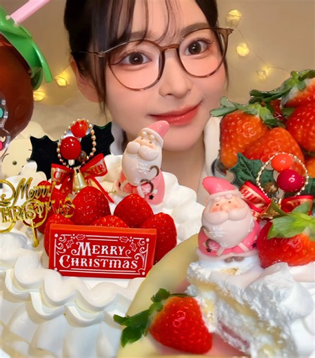 メリークリスマス！手作りケーキのASMR体験🎄