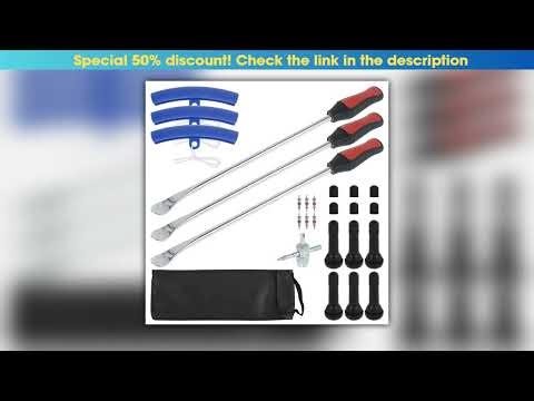 Tire Spoons Set Steel Tire Changing Tool Car Motorcycle Bike Tire Replacement Rod Removal Tool Rim