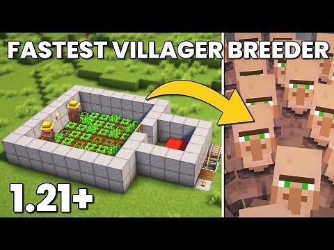 Minecraft Easiest Villager Breeder in 1.21!(Tutorial)