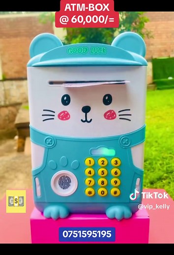 Acrylic ATM Bank Toy | Clear Money Box Opening | Saving Bank Machine