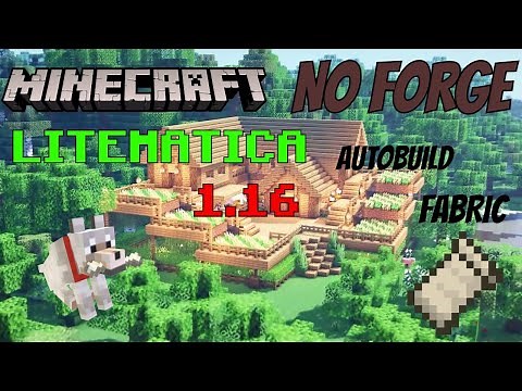 How To Download & Install Autobuild Litematica Mod In Minecraft 1.16 ( Get Any Schematic )