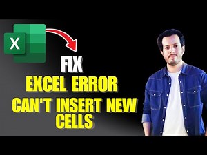 Fix Excel Error: Can't Insert New Cells | Quick Solution