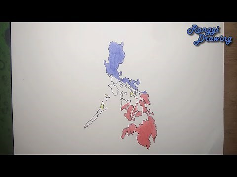 How to Draw Map of Philippines