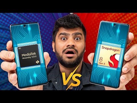 MediaTek Dimensity 9300 VS Snapdragon 8 Gen 3 - Detailed Processor Test