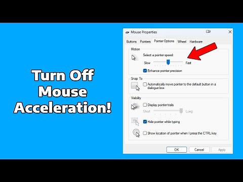 How To Turn Off Mouse Acceleration - Windows 11 & 10