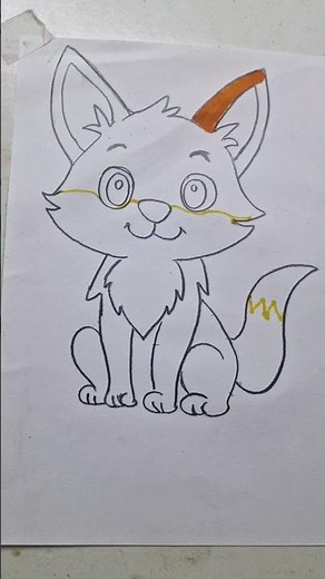 How to Draw a Cute Cartoon Fox (Step by Step)