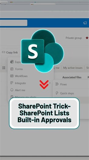 SharePoint Lists - Built-in Approvals #microsoft365 #sharepoint