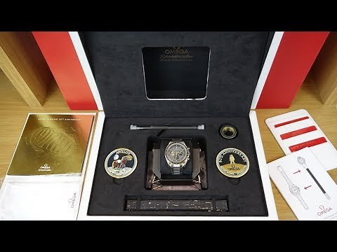 4K Review: Omega Speedmaster Moonwatch 50th Anniversary "Moon Landing" Unboxing