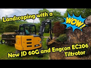 Fixing Drainage With John Deere 35g 60g And Engcon Tiltrotor Head