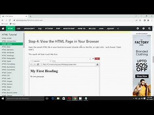 how to use notepad as html editor