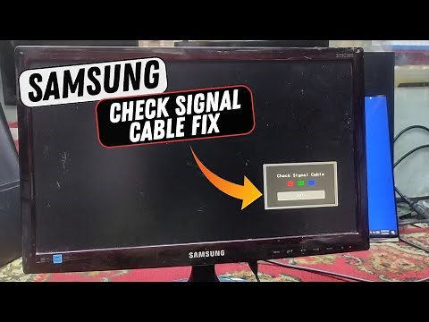 Fix Samsung Monitor 'Check Signal Cable' Issue in 5 Minutes | Created by Afjal Hossain
