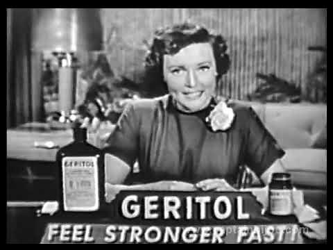 1954 BETTY WHITE GERITOL COMMERCIAL